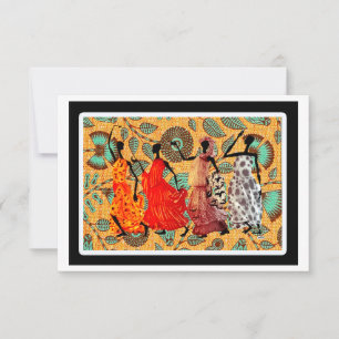 Freedom Rings 1712 • African Heritage Thank You Card