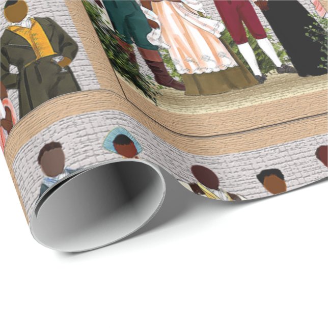 Freedom Rings 1712 • Afrocentric Wrapping Paper (Roll Corner)