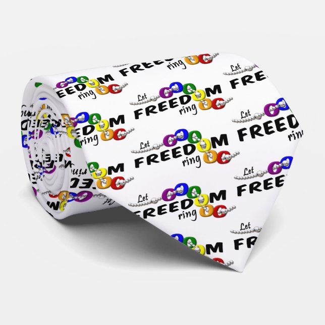 Freedom Rings tie (Rolled)