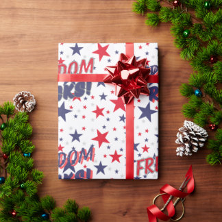Freedom Rocks! Patriotic Wrapping Paper