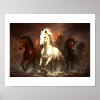 Freedom Run – Majestic Equine Wall Art Print