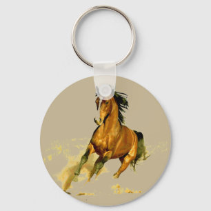 Freedom - Running Horse Key Ring