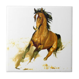 Freedom - Running Horse Tile