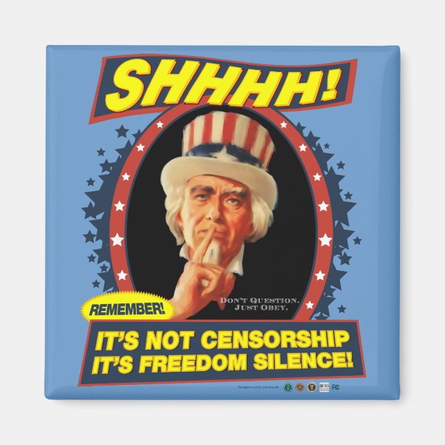 Freedom Silence Magnet (Front)