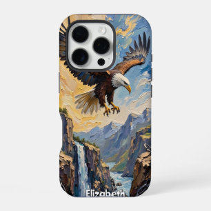 Freedom Soars Over Chained Canyons iPhone 16 Pro Case