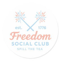Freedom Social Club sticker 