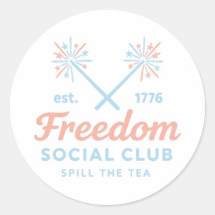 Freedom Social Club sticker 