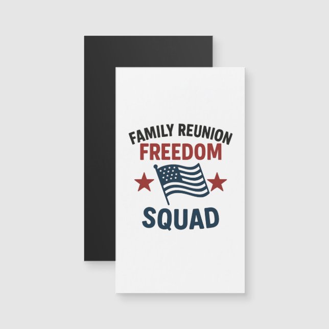 Freedom Squad Family Reunion Shirt – USA Patriotic (Front/Back)