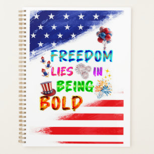 Freedom Stationery Lies In Being Bold Planner