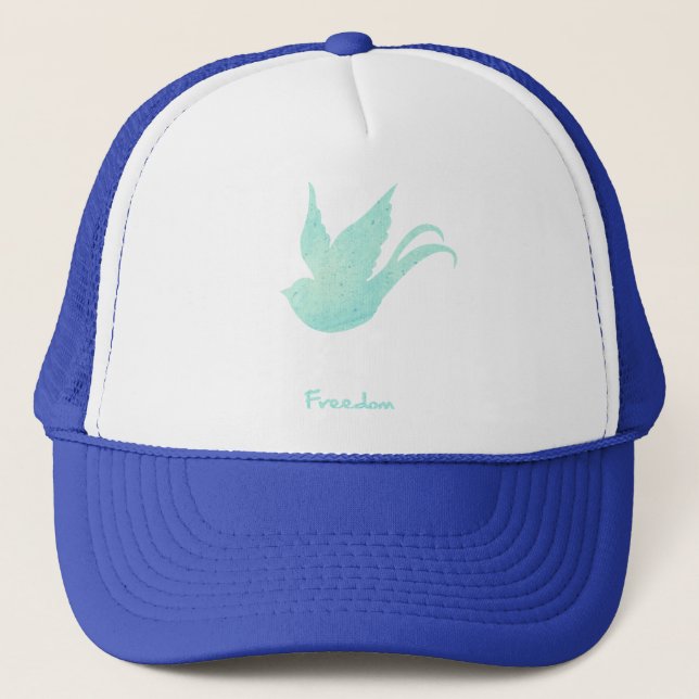 Freedom swallow trucker hat (Front)