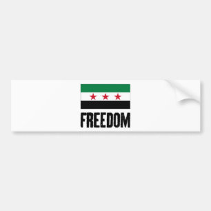 Freedom - Syria Bumper Sticker
