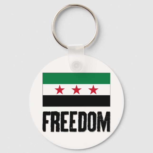 Freedom - Syria Key Ring (Front)