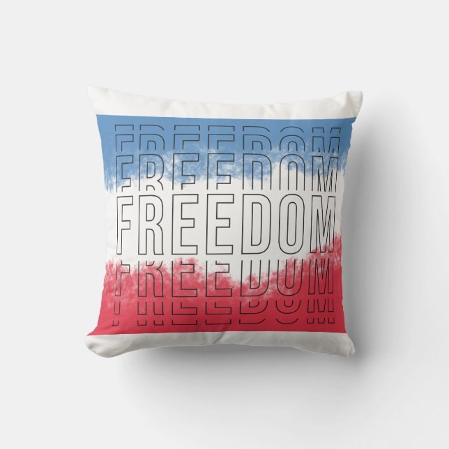 Freedom T-Shirt Cushion (Front)