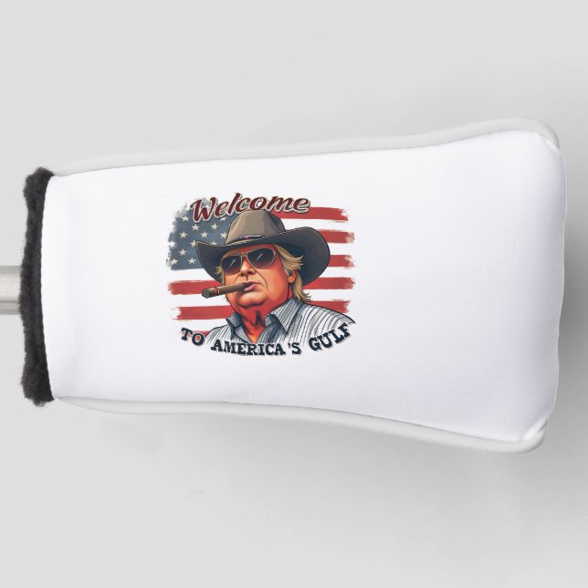Freedom to American’s Gulf American Trump  Golf Head Cover (Front)