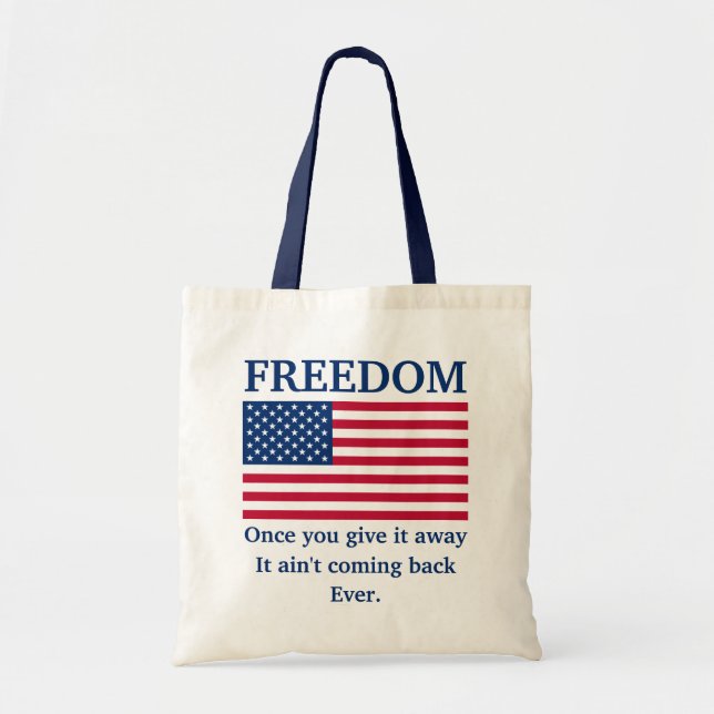 Freedom tote bag (Front)