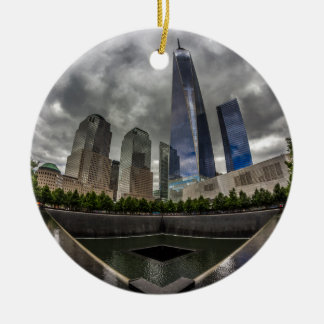 Freedom Tower Ceramic Tree Decoration