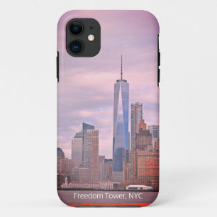 Freedom Tower from Staten Island Ferry NYC iPhone 11 Case