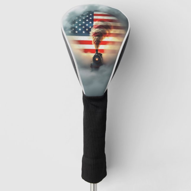 Freedom Train Golf Club Driver Cover (Front)