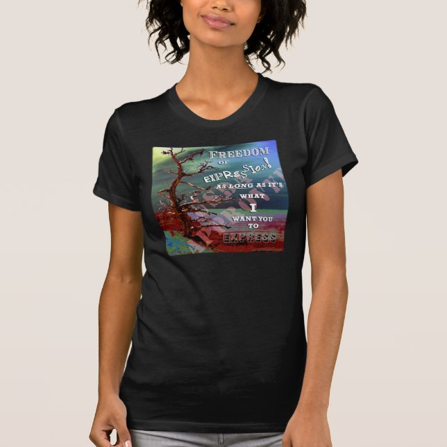 Freedom Tree Tee - Freedom of Expression (Front)