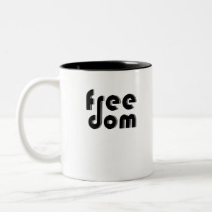 freedom Two-Tone coffee mug