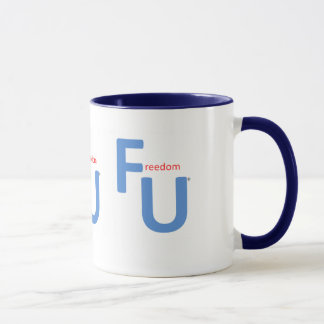 Freedom U 3 sided - FU Coffee Mug