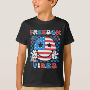 Freedom Vibes 4th Of July America Independence Men T-Shirt