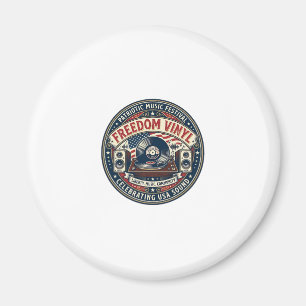 Freedom Vinyl Patriotic Patriotic Vinyl Record Mus Magnet