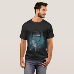 Freedom Winged Statue T-Shirt – Inspirational Arti
