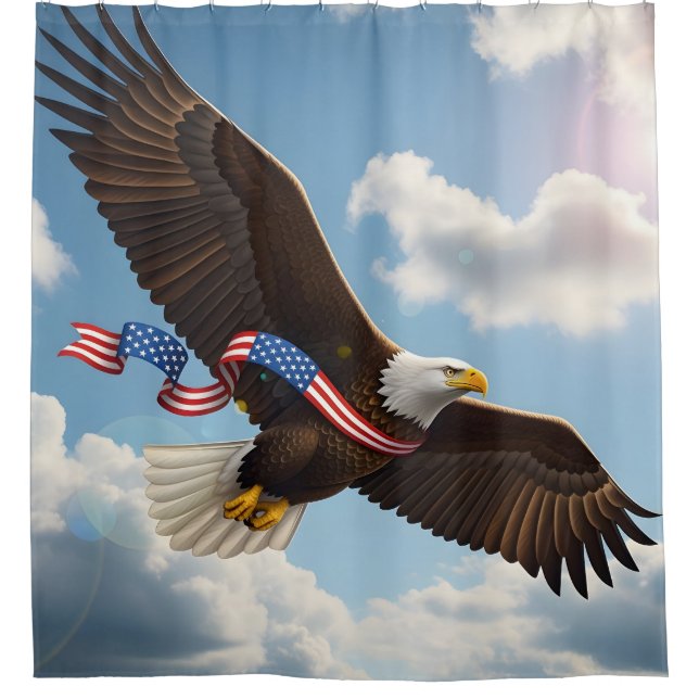 Freedom's Ascent -  Shower Curtain (Front)