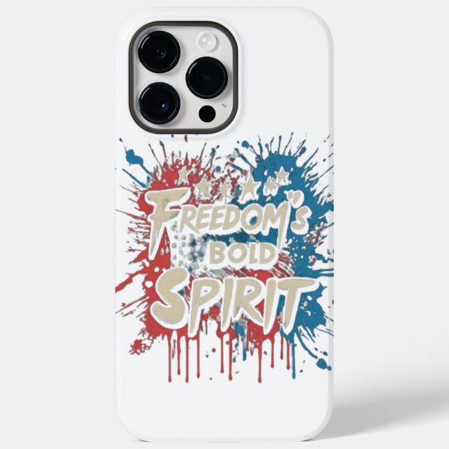 Freedom's Bold Spirit" Case-Mate iPhone Case (Back)