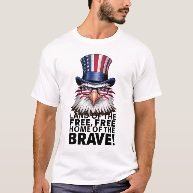 Freedom's Flight: Eagle Tribute T-Shirt" T-Shirt (Front)