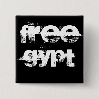 FREEGYPT 15 CM SQUARE BADGE