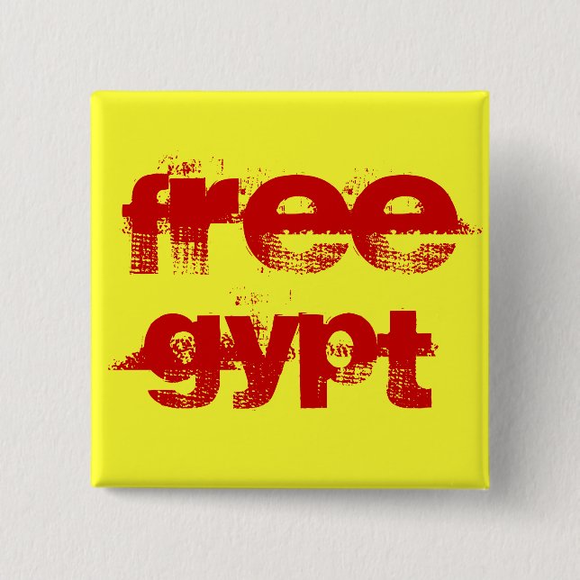 FREEGYPT 15 CM SQUARE BADGE (Front)