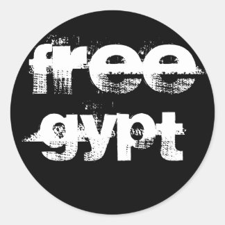 FREEGYPT CLASSIC ROUND STICKER