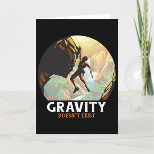 Freehand Mountain Climbing Card