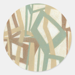 Freehand Painting by Norman Wyatt Classic Round Sticker