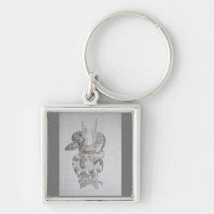 Freehand Snake Keychain