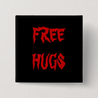 FREEHUGS 15 CM SQUARE BADGE