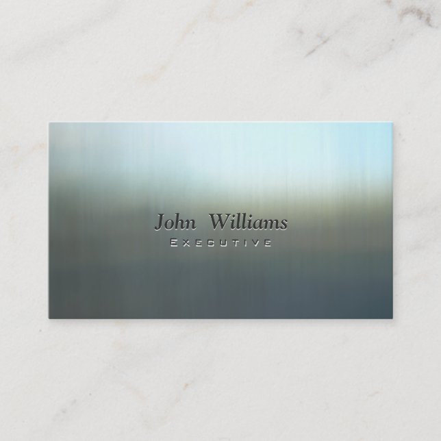 Freelance freelance professional metals business card (Front)
