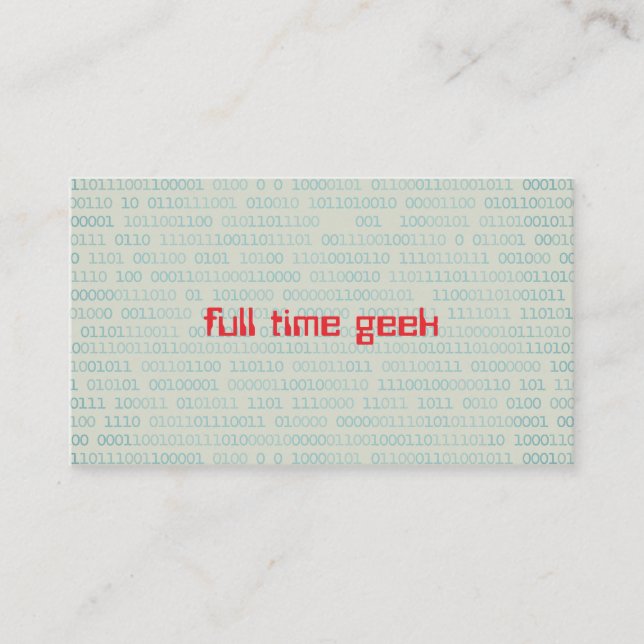 Freelance Web App Developer Business Card (Front)