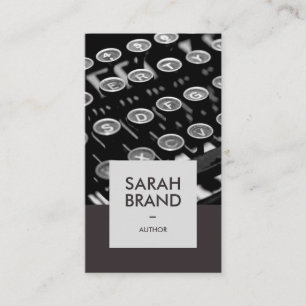 Freelance Writer Author Business Card
