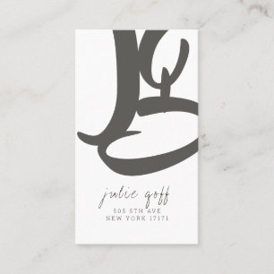 Freelance Writer, Author, Modern Professional Business Card