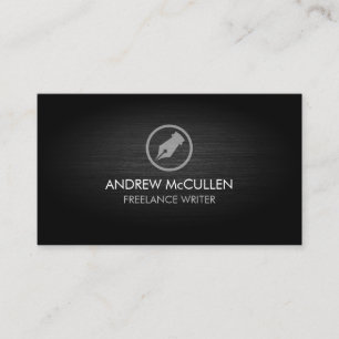 Freelance Writer Author Novelist Business Card