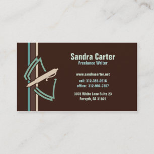 Freelance Writer Business Card