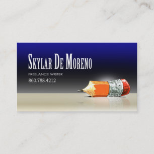 Freelance Writer Editor 5 Stylish Business Card