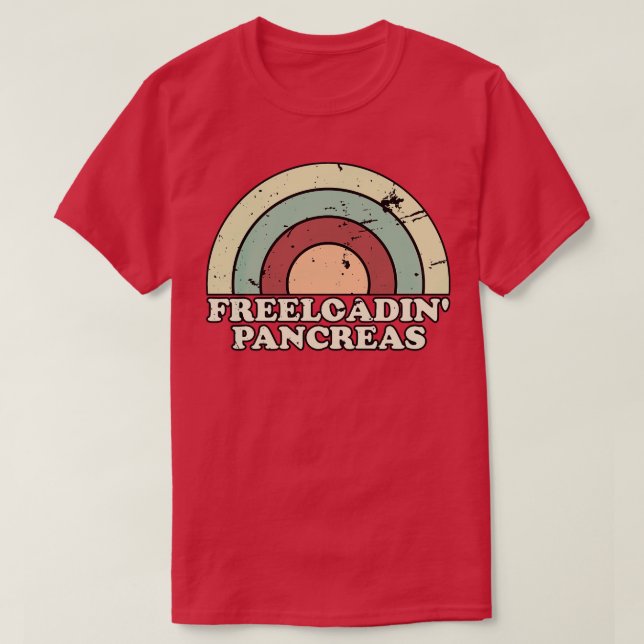 Freeloading Pancreas Type 1 Diabetes  T-Shirt (Design Front)
