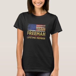Freeman Last Name Shirt Team Freeman Lifetime Memb
