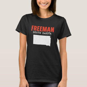 Freeman South Dakota USA State America Travel Sout T-Shirt