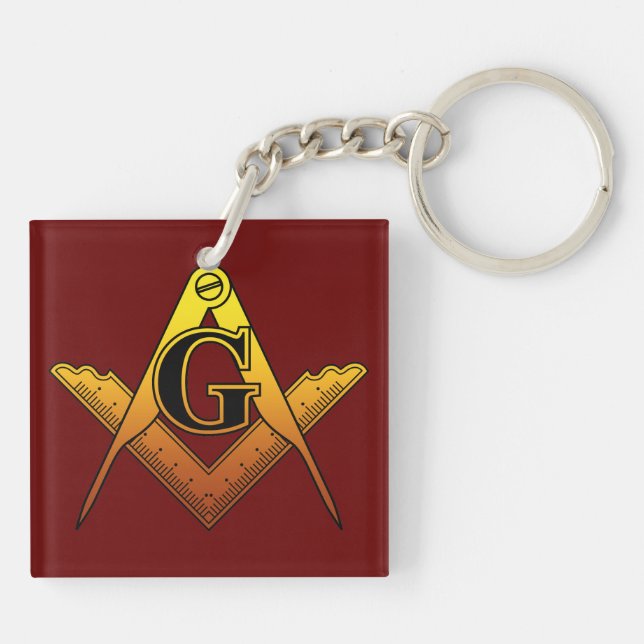Freemason2 Key Ring (Back)