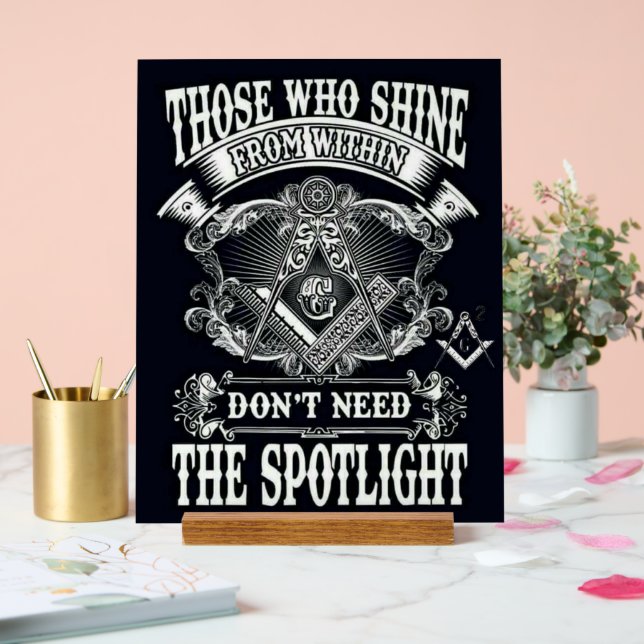 Freemason Acrylic Sign (Wedding)